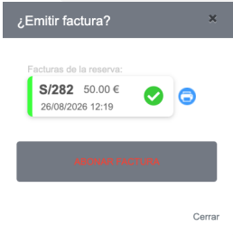 Emitir factura