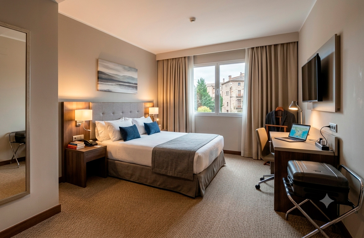 Habitación de hotel pequeño
